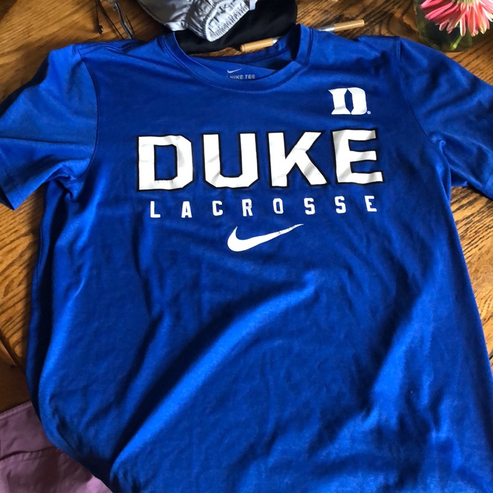 Nike dry fit- duke lax shirt